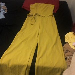 Yellow jumpsuit